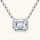 1 Carat Moissanite 925 Sterling Silver Pendant Necklace 💜