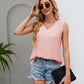 V-Neck Wide Strap Tank