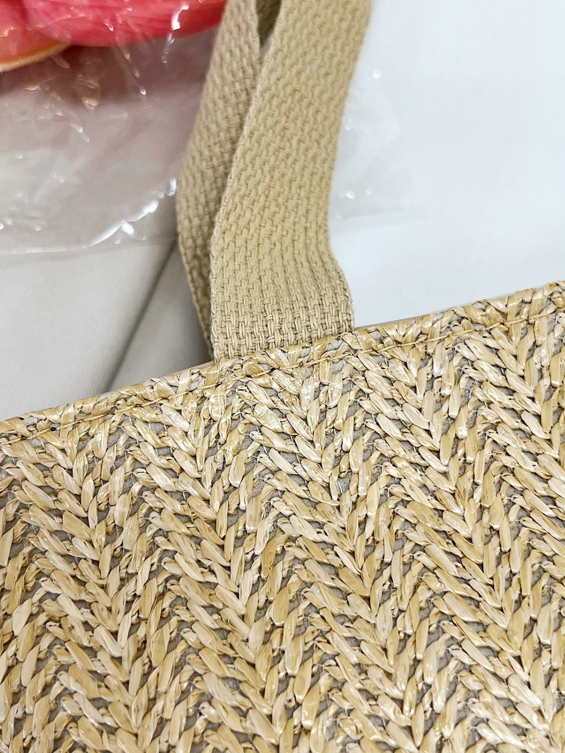 Sage & Lynnia Straw Woven Tote Bag