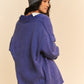 Davi & Dani Shawl Collar Ribbed Detail Button Up Cardigan