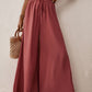 Perfee Frill Tied Wide Leg Pants