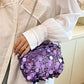 Sequin Chain Shoulder Bag