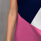 Color Block Grecian Neck Cami