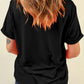 Graphic Round Neck Short Sleeve T-Shirt