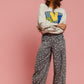 BiBi LOVE Heart Patch Slit French Terry Sweatshirt - Brand BiBi