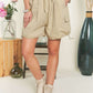 ADORA Drawstring Shorts with Pockets