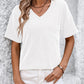 Full Size V-Neck Dropped Shoulder T-Shirt