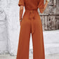 Devine Cutout Off Shoulder Wide Leg Jumpsuit