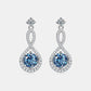 1 Carat Moissanite 925 Sterling Silver Earrings 💜