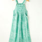 Beautiful Bea Printed Wide Strap Turquoise Jumpsuit
