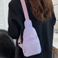 Corduroy Solid Color Crossbody Bag