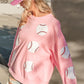 BiBi Sequin Baseball Patches French Terry Sweatshirt - Brand BiBi