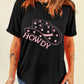 Full Size HOWDY Round Neck Short Sleeve T-Shirt