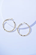 Vvan Alloy Hoop Earrings *