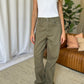 RFM Full Size High Rise Garment Dye Wide Leg  Jeans
