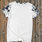 Guitar Graphic Round Neck Short Sleeve T-Shirt