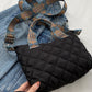 Bubble Textured Printed Strap Handbag
