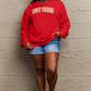 Simply Love Full Size COZY VIBES Graphic Sweatshirt