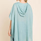 Cotton Bleu by Nu Label Tassel Hem Hooded Mint Cover Up