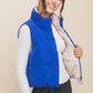 Love Tree Zip Up Cropped Contrast Reversible Vest