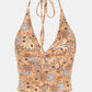 Printed Halter Neck Cami