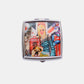 Nicole Lee USA Printed Metallic Square Pill Case