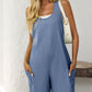 Mandy Pocketed Racerback Wide Strap Romper