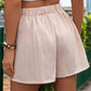 Beautiful Bea Tied Ruched Elastic Waist Shorts
