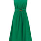 Full Size Single Shoulder Midi Dress