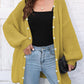 Open Front Long Sleeve Cardigan