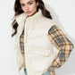 Zip Up Vest Coat with Pockets