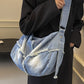 Raw Hem Gradient Crossbody Bag