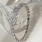 Stainless Steel Inlaid Zircon Bracelet