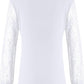 Full Size Lace Detail V-Neck Long Sleeve Blouse