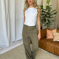 RFM Full Size High Rise Garment Dye Wide Leg  Jeans