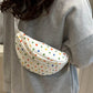 Contrast Polka Dot Crossbody Bag