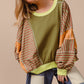 BiBi Color Block Striped Round Neck Sweatshirt - Brand BiBi