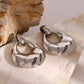 Stainless Steel Teardrop Shape Earrings
