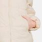 Zenana Zip Up Turtleneck Puffer Jacket with Pockets- Brand Zenana