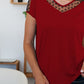 FAM-FAM V-Neck Short Sleeve T-Shirt