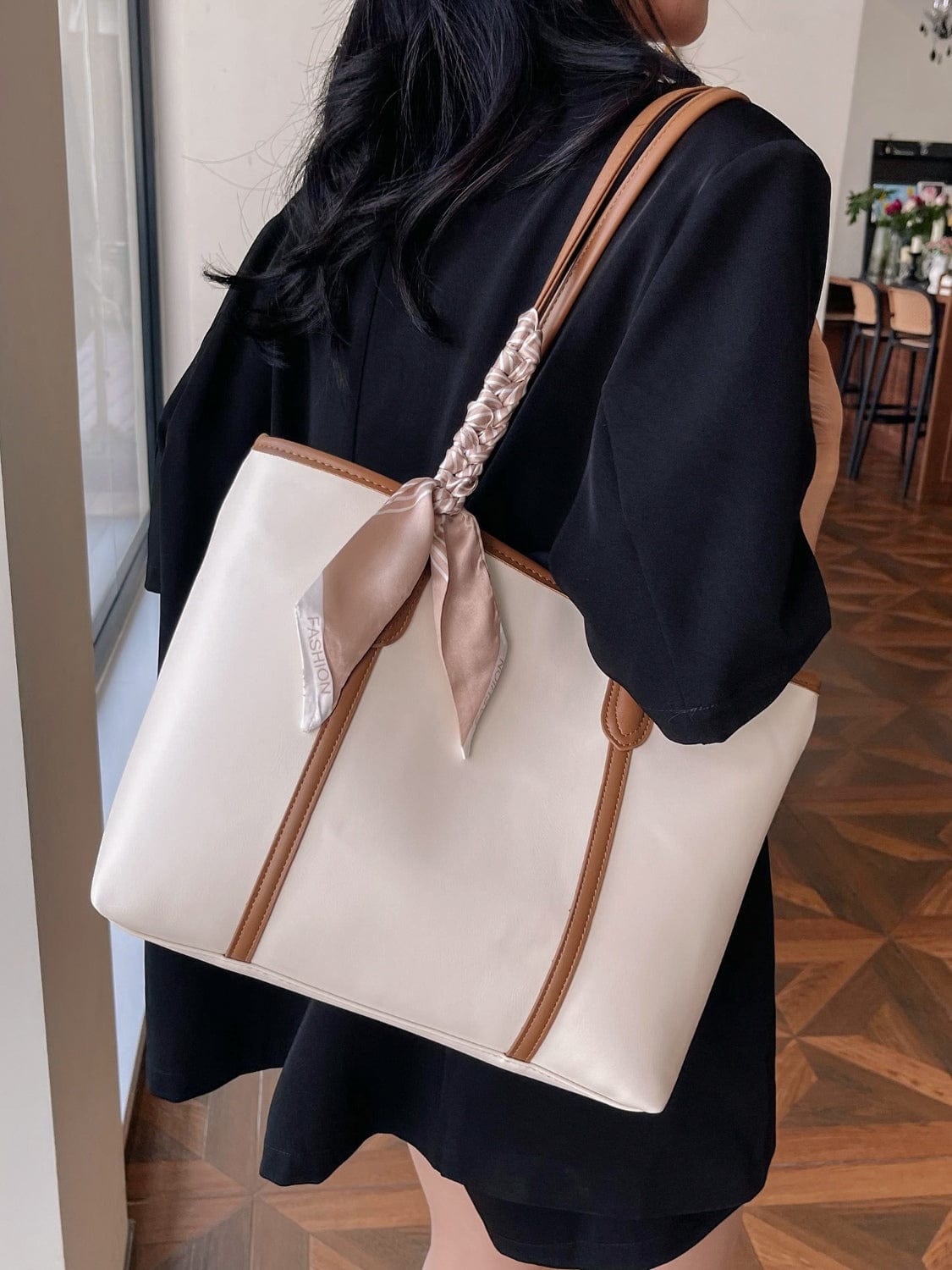 Lily & Luna PU Leather Tote Bag