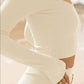 Scoop Neck Long Sleeve Top and Shorts Set