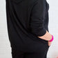 Plus Size Drawstring Dropped Shoulder Hoodie and Shorts Set