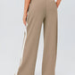 Side Striped Wide Leg Pants