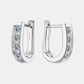 1 Carat Moissanite 925 Sterling Silver Earrings