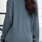 Glitter Ghost Round Neck Long Sleeve Sweatshirt