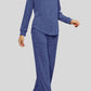 Ribbed Long Sleeve Top and Pocketed Pants Set