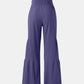 Tied Ruched Wide Leg Pants