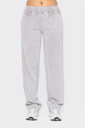 Mono B Elastic Waist Fleece Pants with Pockets *