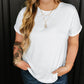 Full Size Round Neck Short Sleeve T-Shirt
